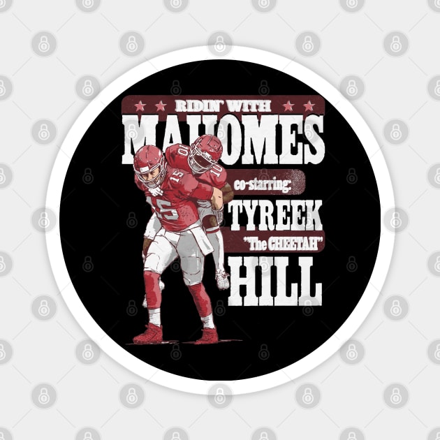 Patrick Mahomes II Kansas City Ridin' With Mahomes Magnet by MASTER_SHAOLIN